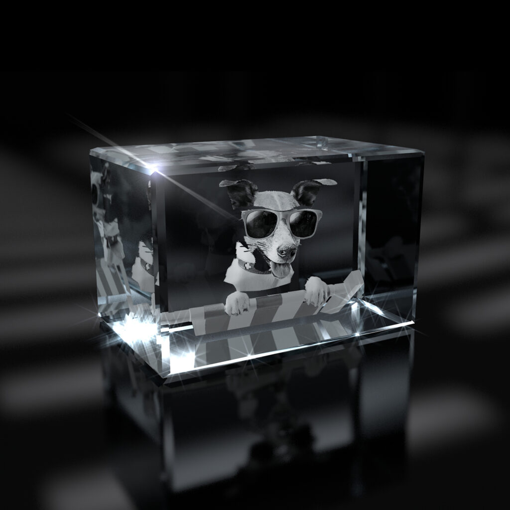 3D Crystal Rectangle Cubes