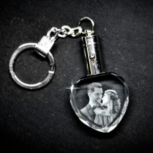 Crystal Heart Keychain
